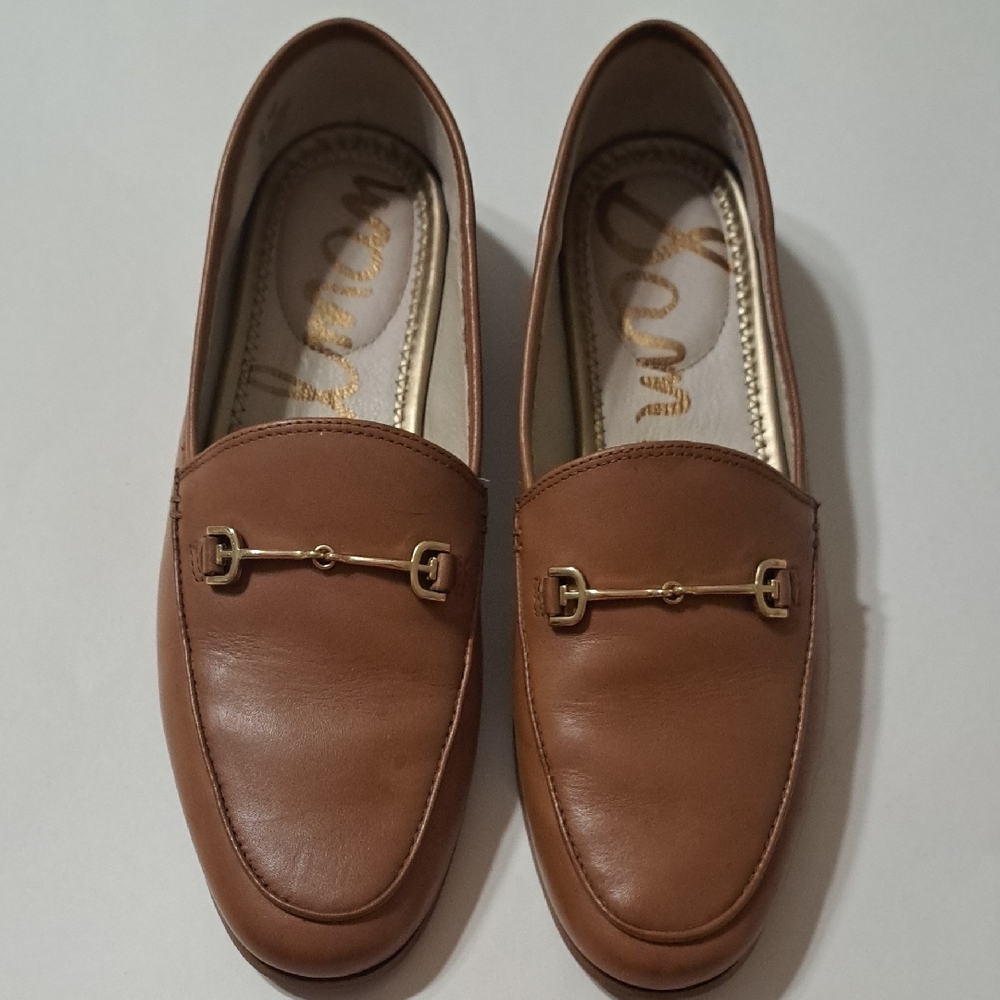 Sam Edelman Loraine Bit Tan Loafers